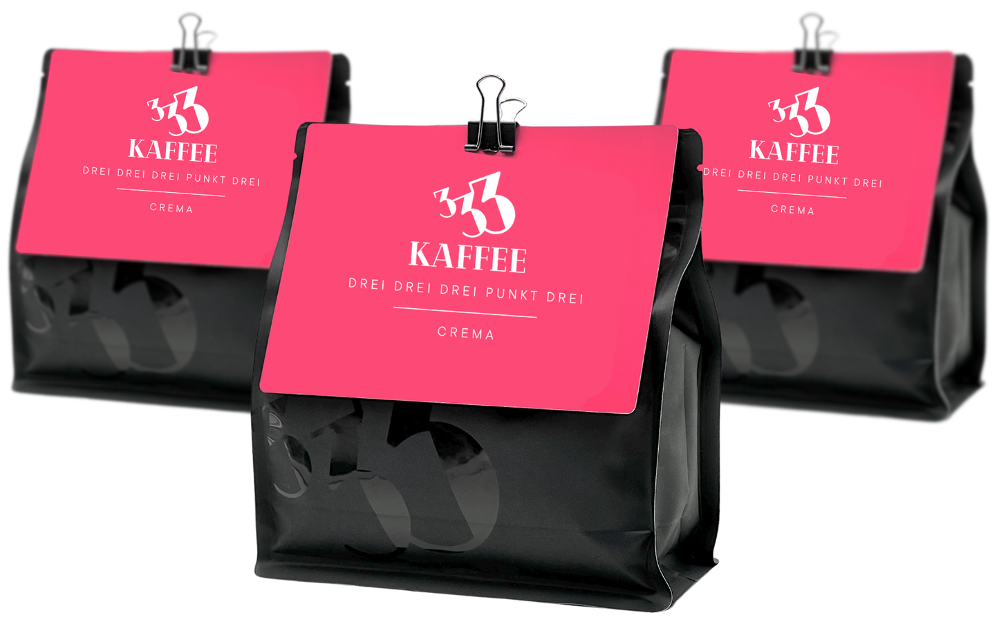 3x 333g Kaffee 333.3 Set Crema