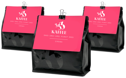 3x 333g Kaffee 333.3 Set Crema